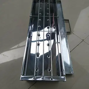 panggangan Bakaran sate ayam ikan lebar 15x60cm tinggi 70 bhn stnlis
