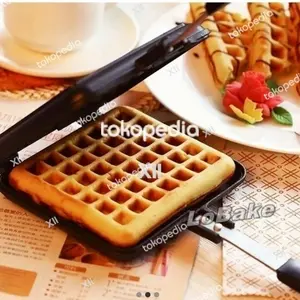 Kitchen House Cetakan Waffel SINGLE MAKER MANUAL WAFFLE BELGIA PANCAKE
