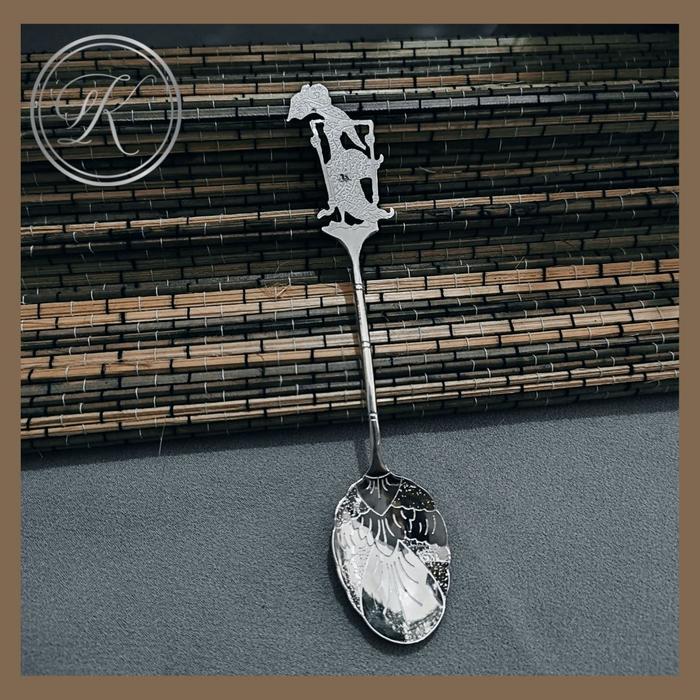 Gambar Sendok Teh Wayang Sinta silver dari toko perak kotagede silver Kota Yogyakarta Tokopedia