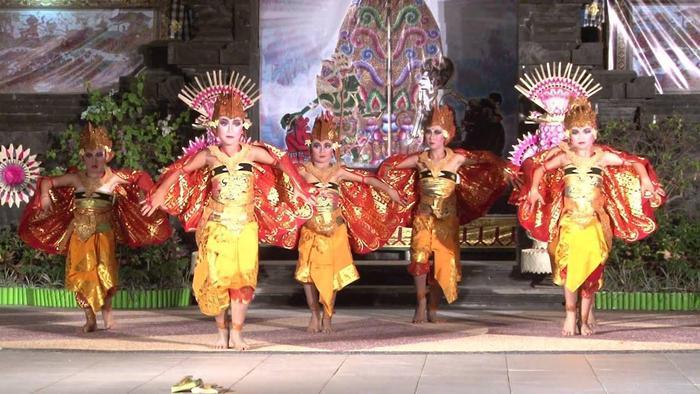 Gambar Pakaian busana tari manuk rawa komplit kostum tari bali dari MadeSukawati Kab. Gianyar Tokopedia