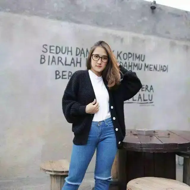 Cardigan rajut oversize premium tebal Carla XXL 3