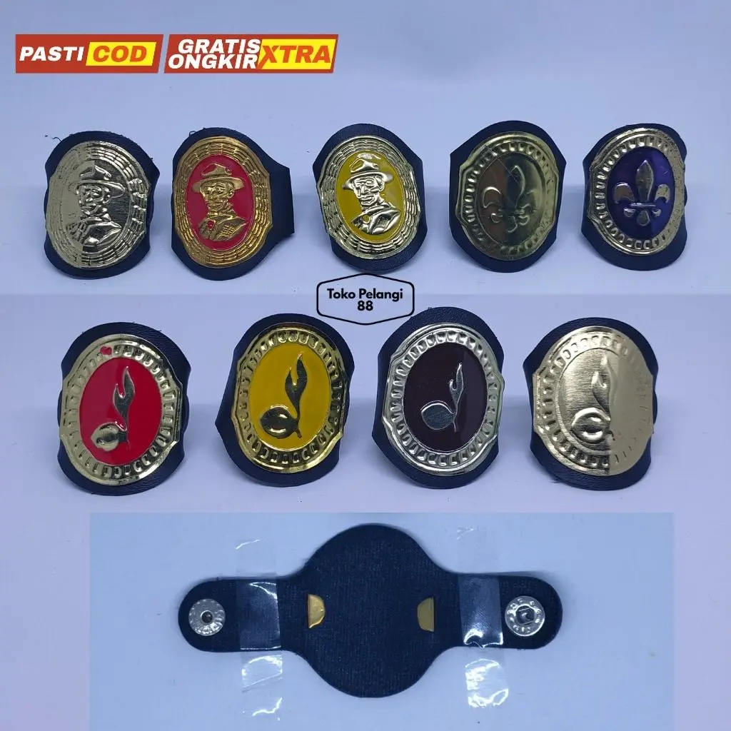 Ring Kacu Kalep Pramuka Kolong hasduk Pembina Cincin Kacu Penggalang
