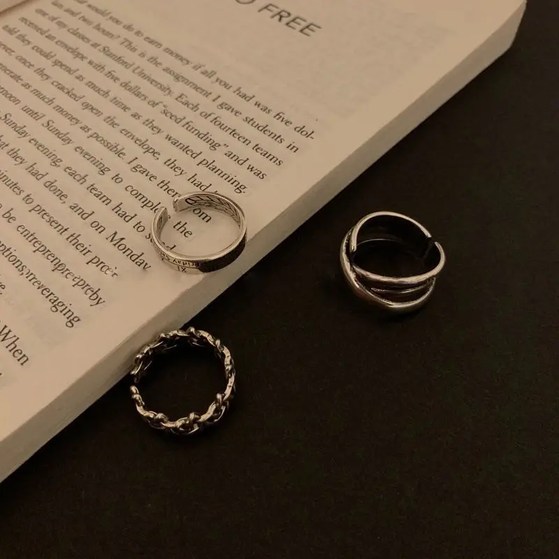 Zac Ring 3 in 1 | Cincin Pria | Cincin Set | Cincin Wanita | Korea 1