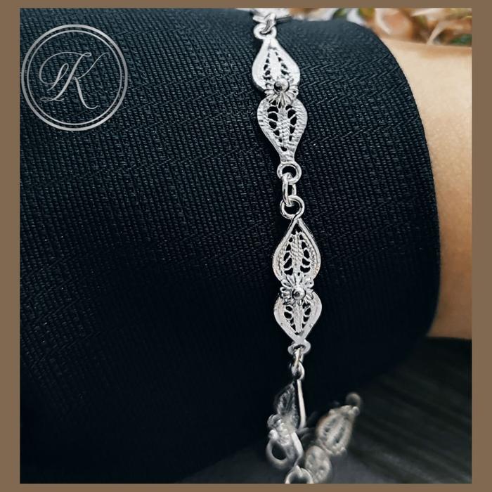 Gambar Gelang Wanita Silver 925 Filigree dari toko perak kotagede silver Kota Yogyakarta Tokopedia