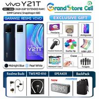 Gambar VIVO Y21T RAM 6/128 GB | VIVO Y21 T RAM 8/128 GB GARANSI RESMI VIVO - Y21A - BIRU, No Bonus dari Grandstore Cell Kota Administrasi Jakarta Barat 1 Tokopedia