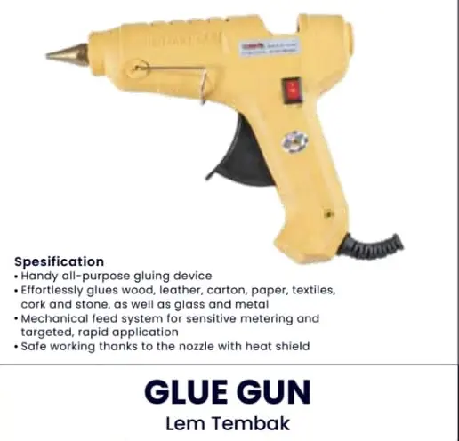 Glue gun tomeco NL 301/Hot melt glue gun listrik 4