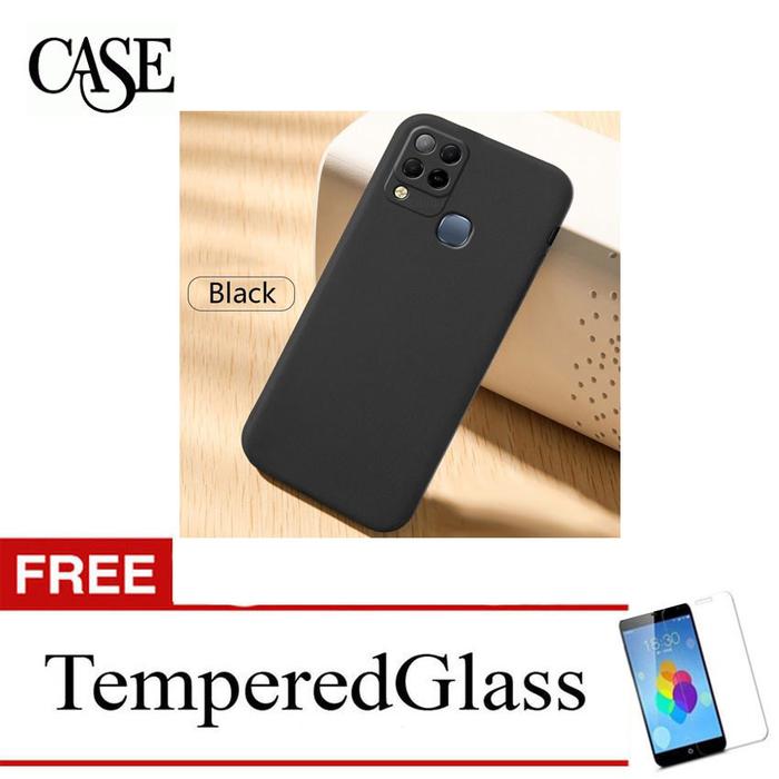 Gambar Black Soft Case for Infinix Hot 10S NFC-X689 -6.82"-Free temp glass dari Mentari Grasindo Teknik Kota Administrasi Jakarta Barat Tokopedia