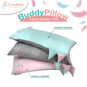 Crea Baby Buddy Pillow Hug Pillow Guling Bayi Bolster Baby Cuddle Pillow Bantal Bayi
