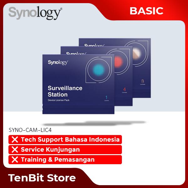 Gambar Synology SYNO-CAM-LIC4 4-Camera License Pack dari Tenbit Store Kota Administrasi Jakarta Pusat Tokopedia