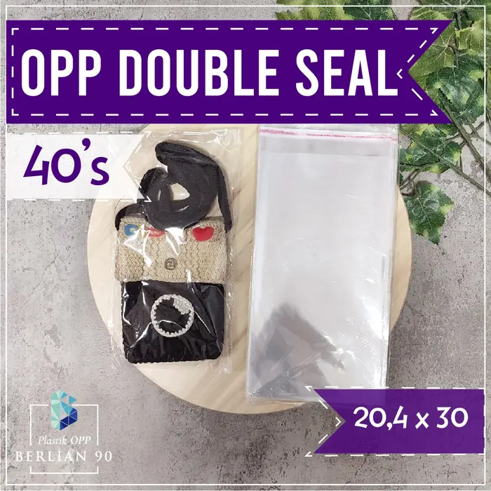 Gambar Plastik Opp Lem 20X30 Cm Tebal 40 Micron / Plastik Opp Seal Premium dari Plastik Opp Berlian 90 Kota Bandung 5 Tokopedia