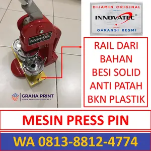 ALAT PRESS PIN 2 Moulding INNOVATEC - Mesin Bikin PIN Gantungan Ganci