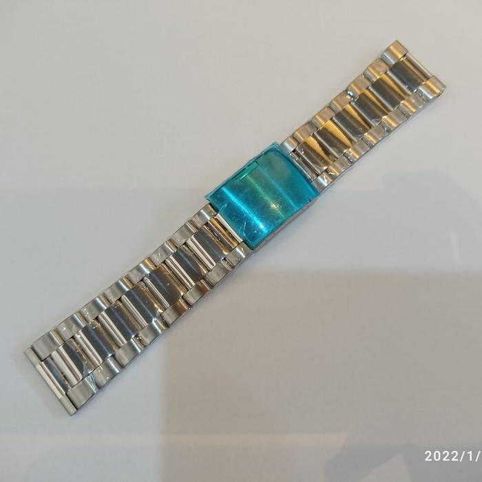 Gambar 28mm Black Bracelet Stainless Strap Tali Jam Tangan Baja Besi Hitam - Silver, 28mm dari Tali Jam Tangan com Kota Tangerang Selatan 5 Tokopedia