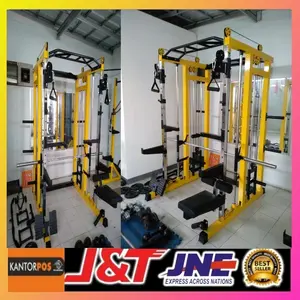 smith machine multifungsi(original)smich machine-power rack-fitnes-gym