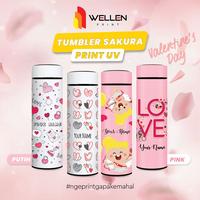Gambar WELLEN PRINT - Cetak Tumbler Valentine Custom UV Print Nama / Print Botol Minum Termos Tahan Panas  Termos Hadiah Personalized - Niagara, Putih dari WELLEN PRINT OFFICIAL Kota Administrasi Jakarta Selatan 2 Tokopedia