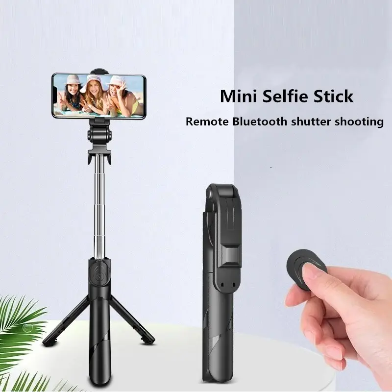 Tongsis Tripod dengan Bluetooth Shutter - Selfie Stick Tripod For HP