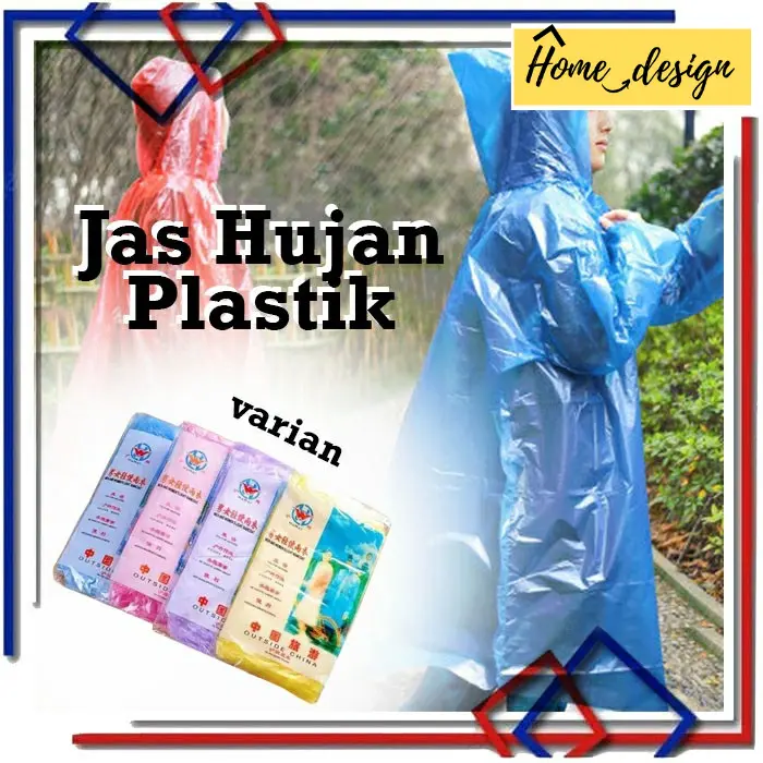 Jas Hujan Plastik / Raincard / Jas Hujan Sekali Pakai/ Jas Hujan MURAH