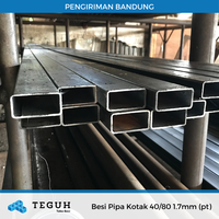 Gambar Besi Pipa Kotak 40/80 1.7mm (pt) dari Teguh tokobesi Kota Bandung 1 Tokopedia