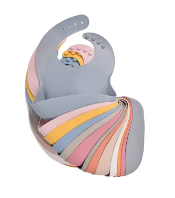 Silicone Bibs | Celemek Bayi Silikon | Slabber