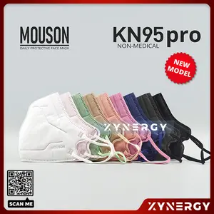 Masker Mouson KN95 Pro Garis Masker Non Medis Sekali Pakai