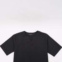 Gambar Dailyoutfits Kemeja Kurta Lengan Pendek Hitam Premium Quality - XXL dari Daily Outfits DYO Kota Tangerang 3 Tokopedia