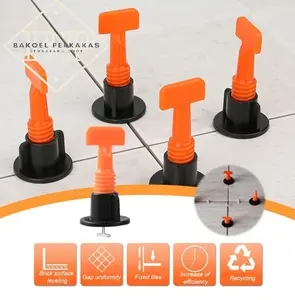 Tile Leveling Spacer Reusable Ecer Alat Perata Level Perapi Nat Kramik