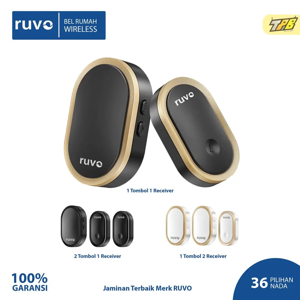 [SENSOR JARAK JAUH] Bel pintu rumah kantor door bell wireless waterproof pintu 1 receiver