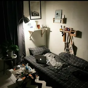 Bedcover Only Kotak Hitam