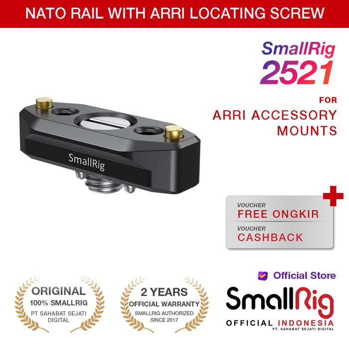 Gambar SmallRig NATO Rail with ARRI Locating Screw 48mm Long BUN 2521 dari Smallrig Indonesia Kota Administrasi Jakarta Pusat Tokopedia