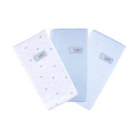 Gambar FLUFFY Bedong Bayi (Isi 3Pcs) BDG MIX SERIES NEWBORN - Biru dari PusatPerlengkapanBayi Kota Bandung 1 Tokopedia