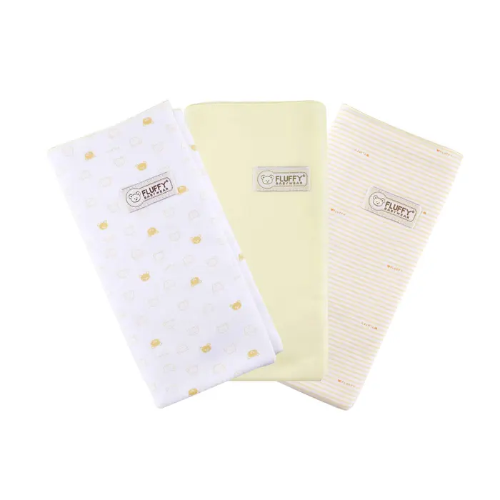 Gambar FLUFFY Bedong Bayi (Isi 3Pcs) BDG MIX SERIES NEWBORN - Biru dari PusatPerlengkapanBayi Kota Bandung 5 Tokopedia