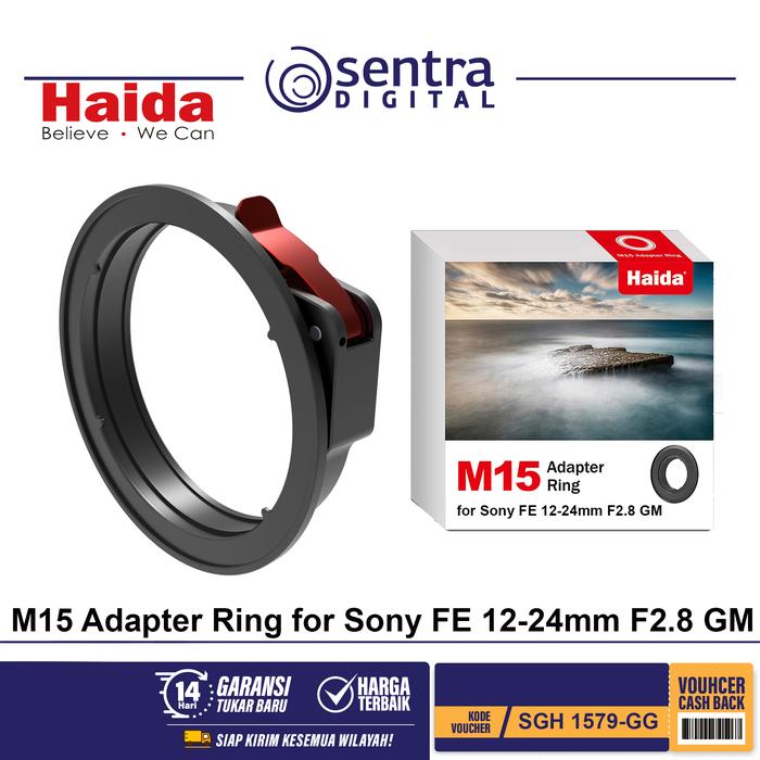 Gambar Haida M15 Adapter Ring for Sony FE 12-24mm F/2.8 GM - HD4645 dari Sentra Digital Kota Surabaya Tokopedia