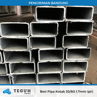 Gambar Besi Pipa Kotak 30/60 1.7mm (pt) dari Teguh tokobesi Kota Bandung 1 Tokopedia