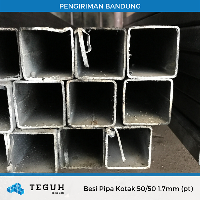 Gambar Besi Pipa Kotak 50/50 1.7mm (pt) dari Teguh tokobesi Kota Bandung Tokopedia