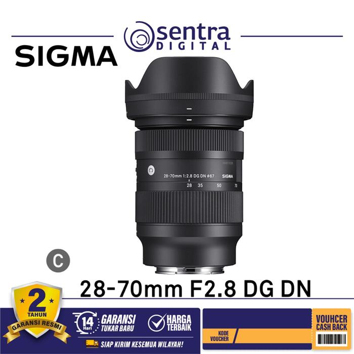 Gambar Sigma 28-70mm f2.8 DG DN C Sony Fullframe Contemporary GARANSI RESMI dari Sentra Digital Kota Surabaya Tokopedia