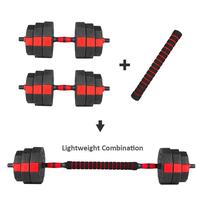 Gambar SFIDN Hexagonal Adjustable Dumbell / Barbel 10kg FITS dari Sfidn Jakarta Selatan 4 Tokopedia