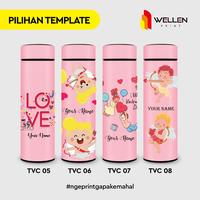 Gambar WELLEN PRINT - Cetak Tumbler Valentine Custom UV Print Nama / Print Botol Minum Termos Tahan Panas  Termos Hadiah Personalized - Niagara, Putih dari WELLEN PRINT OFFICIAL Kota Administrasi Jakarta Selatan 5 Tokopedia