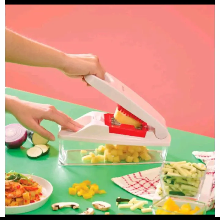 Tupperware alat pemotong dadu kentang sayur buah super dicer tupperwar