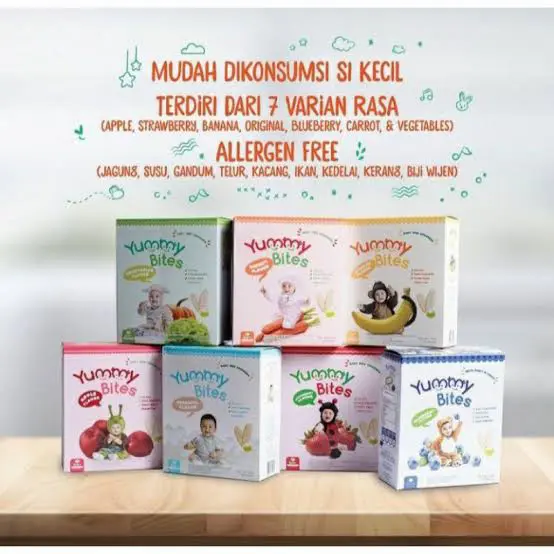 yummy bites crackers 50gr