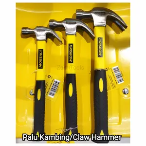 Palu Kepala Kambing Krisbow Gagang Rubber Anti Slip Berat 8 - 20 Oz