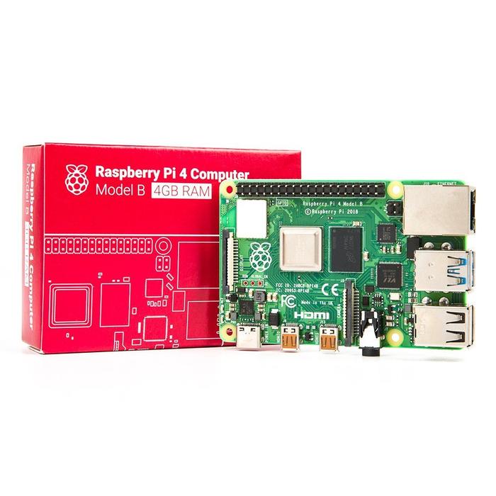 Jual Raspberry Pi 4 B 4GB ORIGINAL ELEMENT14 Raspi Komputer Mini ...