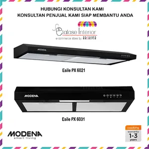 Modena - Tudung Pengisap Asap SLIM COOKER HOOD Esile PX 6021, 6031