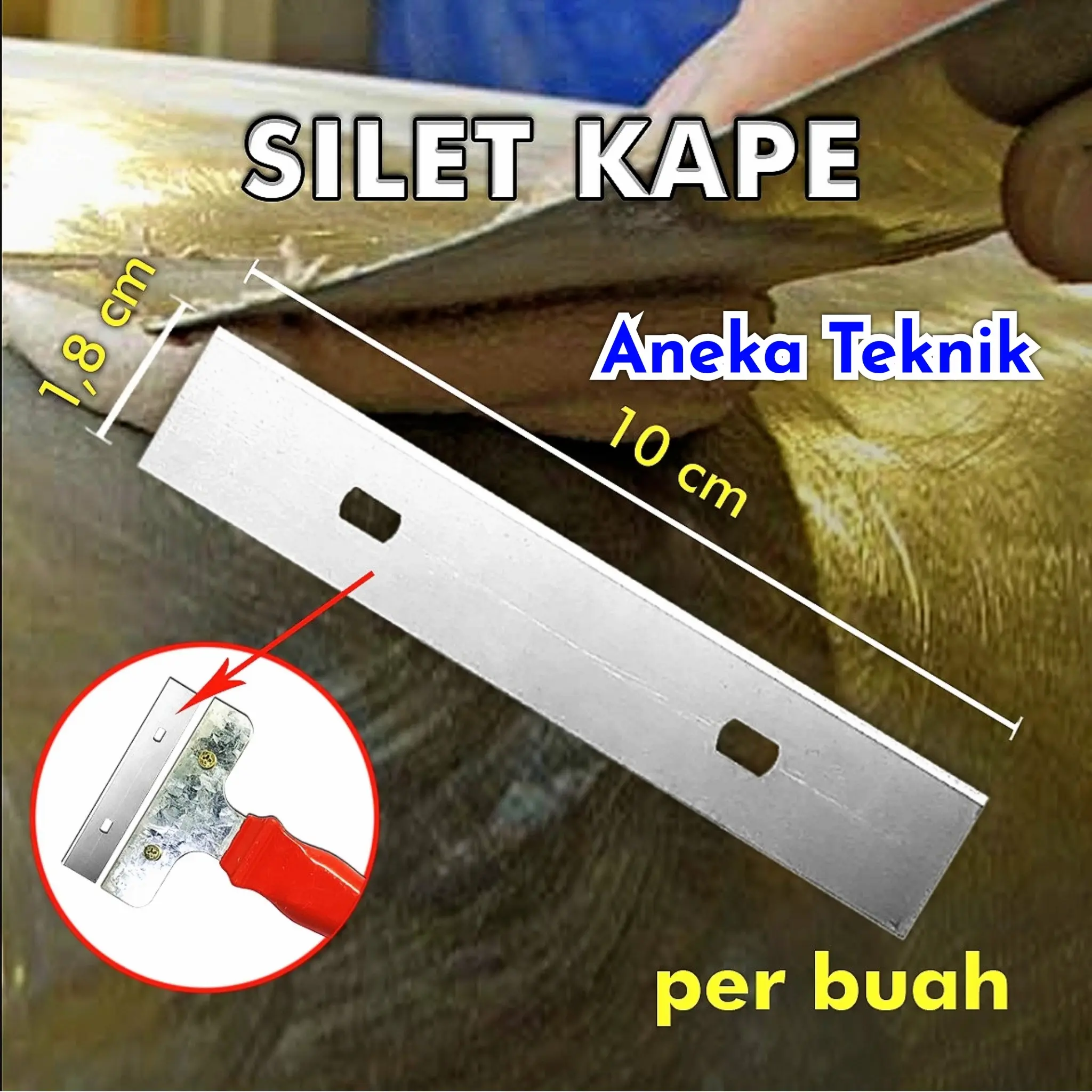 ISI REFILL SILET for Kape Gagang / Scraper / Pengerok Cat
