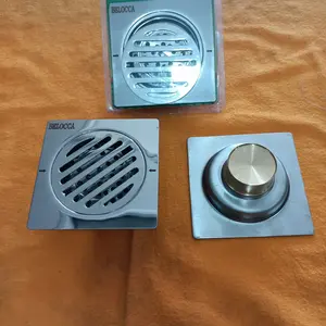 BELOCCA SMART FLOOR DRAIN STAINLESS SUS 304 ANTI BAU )SARINGAN GOT