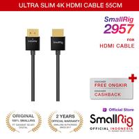 Gambar SmallRig Ultra Slim High Quality 4K HDMI Cable 55cm Length 2957 dari Smallrig Indonesia Kota Administrasi Jakarta Pusat 1 Tokopedia