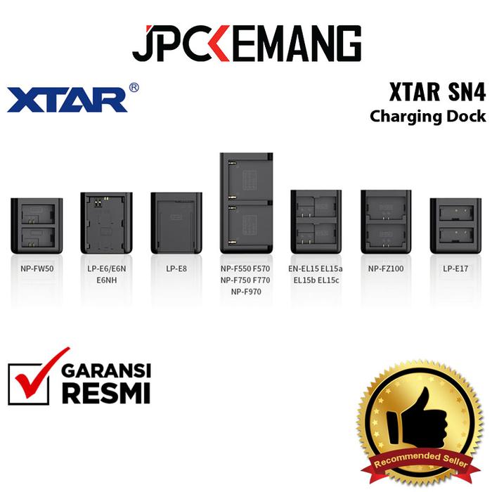 Gambar XTAR Charging Dock for XTAR SN4 Charger ORIGINAL dari JPC Kemang Kota Administrasi Jakarta Selatan Tokopedia