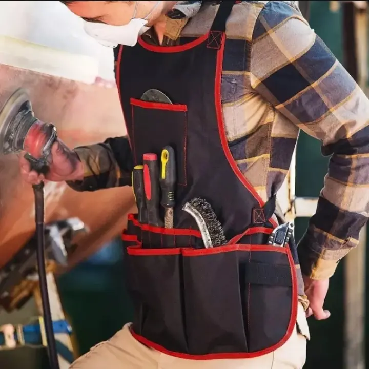 clemek teknisi listrik/apron tukang kayu/tool bag multifungsi