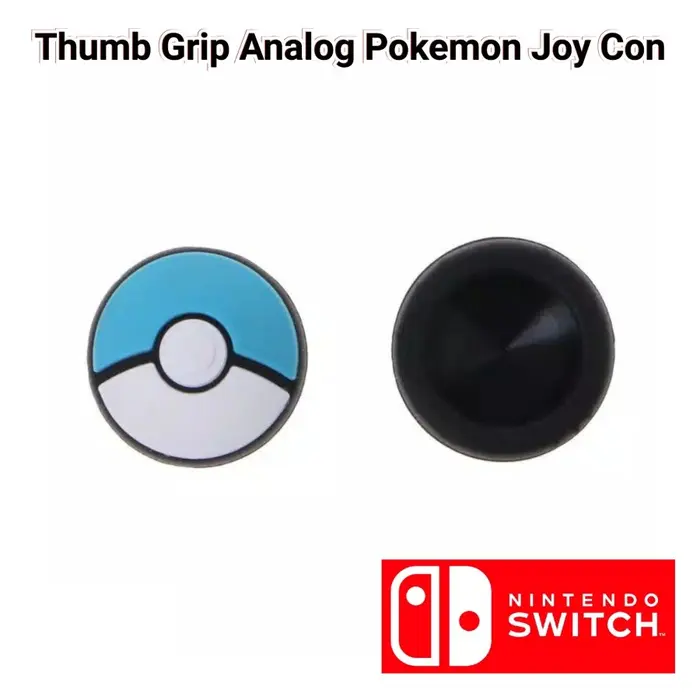 Gambar Thumb Grip Analog Cap Joy Con Joycon Nintendo Switch Pokeball HORI CN dari waroengame M2SQ Kota Administrasi Jakarta Utara 3 Tokopedia