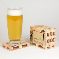 Gambar wodca- Tatakan gelas kayu / wooden pallet coaster dari wodca homedecor Kab. Klaten 2 Tokopedia