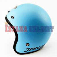 Gambar HELM BATOK JPN MODEL RETRO ARC PASTEL BLUE DOFF dari ISTANA HELMET Kota Bandung 3 Tokopedia