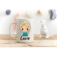 Gambar Mug Lucu Animasi Chibi Cute Princess Custom Nama dari SANKU x MATOOS Kab. Bandung 2 Tokopedia